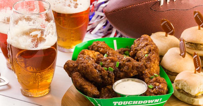 The Super Bowl is a busy day for restaurants. / Photograph: Shutterstock