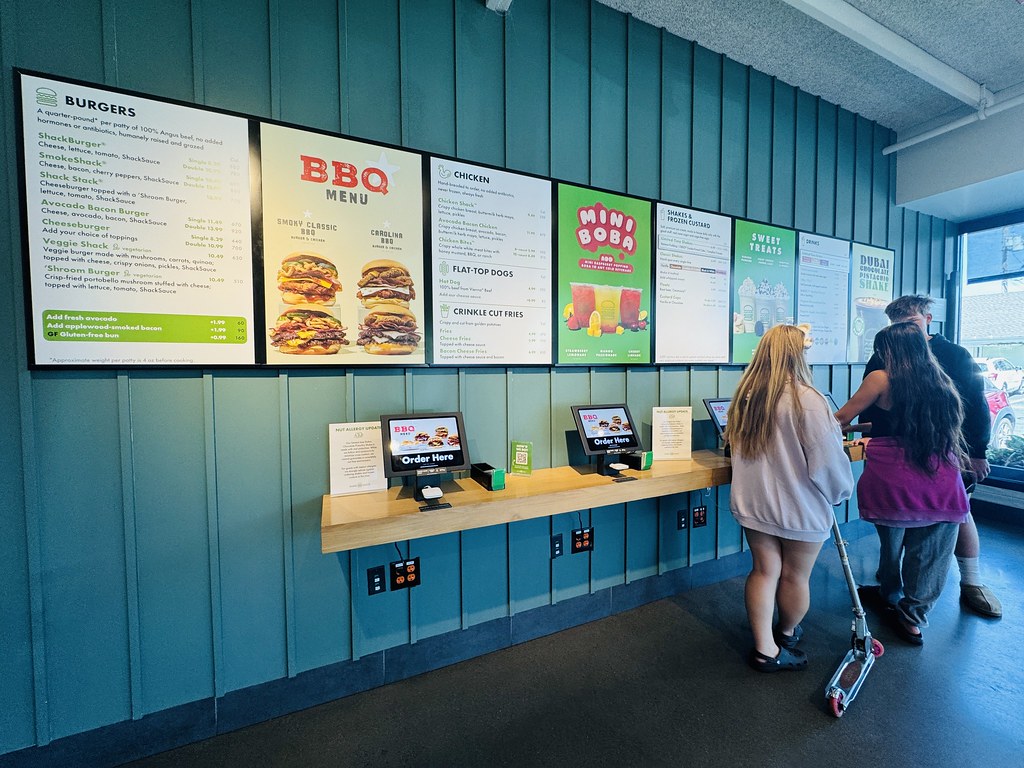 Self-ordering kiosks