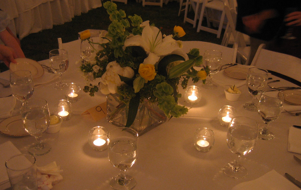 Rehearsal Dinner tables