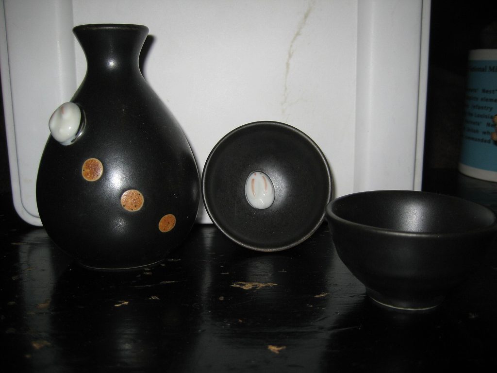 Small ceramic sake cup