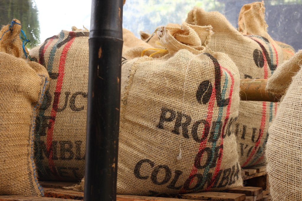 Colombian coffee bags
